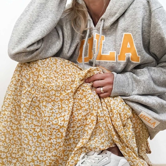 H&M Sweaters - LIGHT GRAY MELANGE/ UCLA HOODIE